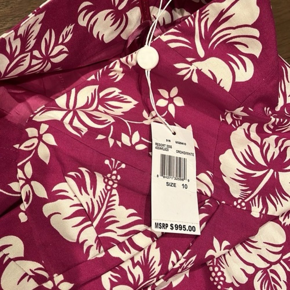 NWOT | Michael Kors | Tropical Print Resort Strapless Mini Dress | Sz 8 - Picture 6 of 6